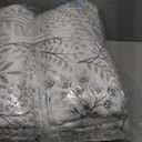 Levtex Home English Forest Natural Reversible Full/Queen Quilt Set (88x92in) and 2 Pillow Shams (26x20in) - Floral - Taupe Grey - Cotton Full/Queen Size Quilt Bedding Set - Lightweight Soft Pre-Washed