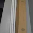 ZOCONE Tension Curtain Rod 51-148 Inch (4.25-12Ft), Extra Long Outdoor Tension Rod for Patio, Shower Curtain Rod No Drilling, Heavy Duty Tension Rod for Bathroom Window, Easy to Install, White