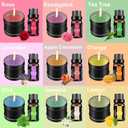 Haccah Candle Making Kit with Wax Melter, DIY Arts&Crafts Gift for Adults,Beginners,Candle Making Supplies,Including Electronic Stove, Rich Scents,Wicks, Candle tins, Dyes, Stickers, Melting Pot