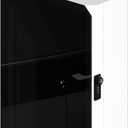 EV Charging Pile Protective Cover, Locking Outdoor EV Charger Enclosure, with Combination Lock, Weatherproof Design, Strong Compatibility, Galvanized and Painted Finish(White, 10"H x 25"W x 20 D)