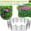6 Pack Garden Plant Protection Cloches 14"x16", Heavy Duty Chicken Wire Plant Protectors, Rustproof Metal Garden Cages to Shield Seedlings, Flowers & Vegetables from Animals