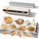 Extra Large Food Warming Mat with Heat-Resistant Pad, 36X15 Inch, 6 Temperature & 6 Timer Settings, Child Lock Safety, Fits More Dishes for Family Dinners and Parties