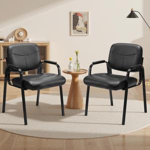 Sweetcrispy Waiting Room Chairs Set of 1, Office Guest Chairs No Wheels