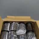 Tanlade 40 Pcs 8 oz Plastic Jars with Lids Round Cosmetic Containers Refillable Containers for Powder Liquid Food Storage Kitchen Cosmetic Lotion Ointments Creams Essential Oil(Amber)