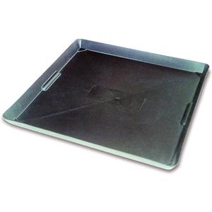 WirthCo 40092 Funnel King Drip Tray - Black Plastic 22 x 22 x 1.5 Inches - Perfect for Catching Spills or Leaks from Mini Fridges, Air Conditioners, Automotive, and Machinery - Made in USA