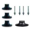 Quick Change Disc Pad Holder, 4 Pack Roll Lock Disc Holder, with 1/4" Shanks for Die Grinder Accessories