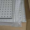 Ultrawall 4 Pcs Metal Pegboard Wall Panels, Peg Boards for Garage Tool Storage (Gray)