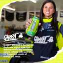 GHOST Energy Drink - 12-Pack, Warheads Sour Green Apple, 16oz - Energy & Focus & No Artificial Colors - 200mg of Natural Caffeine, L-Carnitine & Taurine - Gluten-Free & Vegan