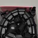 Fit Hoop Weighted Hula Pilates Circles, 32 Detachable Parts & 65-Inch Plus-Size Fit, Weight Loss Fitness Gear, Quiet Home Workout Tool (BLACK)