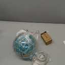 Blue Pendant Light Coastal Pendant Light Nautical Pendant Lighting Beach House Lighting Fixtures Ocean Lighting Fixture Coastal Hanging Light Fixtures Fish Float Glass Ball Lighting(Bulb Incl. (8"-Globe)