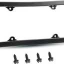 AR-PRO Ultimate License Plate Bumper Guard with Mounting Hardware - 1" Thick Rubber License Plate Frame Protects Bumper from Scratches and Dents - Universal Fit for Cars, Trucks, SUVs, and Vans