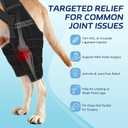 Dog Knee Brace for Torn ACL Hind Leg Dog Leg Brace with Metal Stabilizers for Dogs with Torn ACL, Luxating Patella, Ligament Injuries & Hip Dysplasia, Limping or Osteoarthritis Recovery, Small