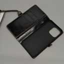 Defencase Compatible with iPhone 14 Pro Max Case Wallet with RFID Blocking Card Holder for Women Men, PU Leather Magnetic Snap Flip Zipper Strap Wallet Phone Case Fit for iPhone 14 Pro Max 6.7, Coffee