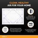 Tiger Tough 24x24x1 Air Filter MERV 8 MPR 600-800, High-Performance Pleated HVAC AC Furnace Filter Replacement for Home, 6-Pack