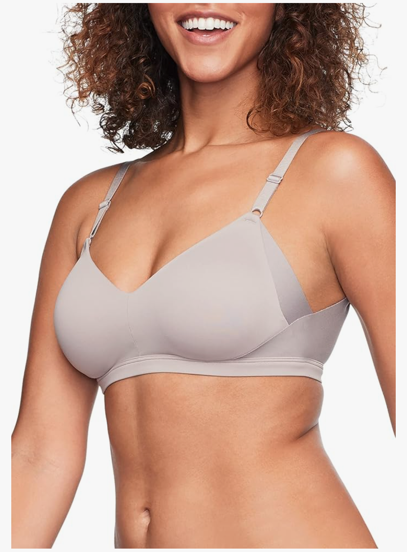 Warner's Women's No Side Effects Underarm and Back-Smoothing Comfort Wireless Lift T-Shirt Bra Rn2231a M