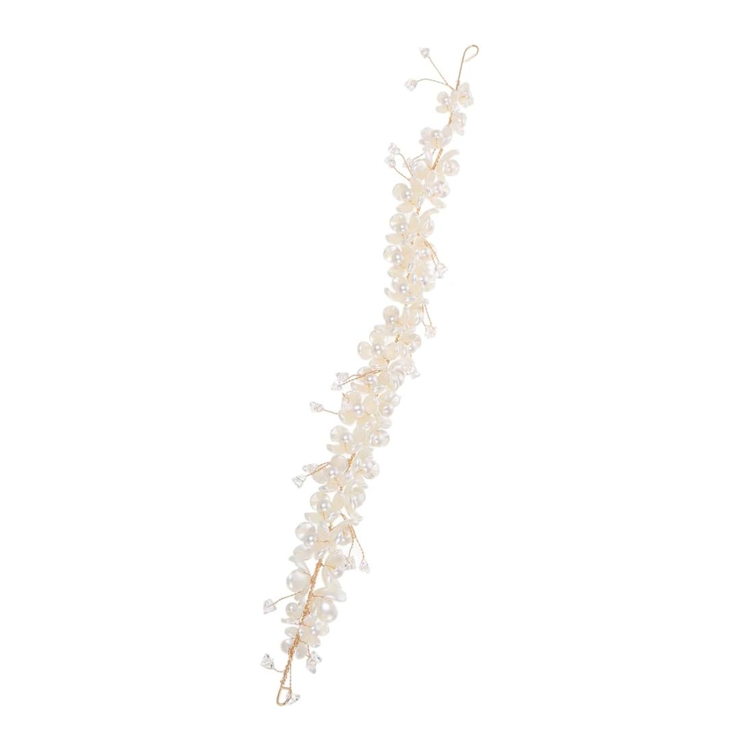 Didiseaon Flower Girl Accessories Wreath Hair Clip Wedding Headband Bridal Hairpiece for Women Durable Material Unique Design for Special Events