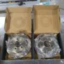 TRQ Front Brake Pad and Rotor Set Ceramic Vented Rotors Calipers Compatible with 2002-2007 Jeep Liberty