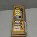 [UPGRADED] 14 Full Spiral Blade Mobile Home Anchor, 4 Pack Ground Anchor Screw in with L-shaped Brackets, U-bolts, Power Nut Driver, Earth Anchors High Wind Heavy Duty for Camping Tents, Swing Sets