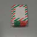100 Pcs Christmas Paper Photo Frames 4x6 Red and Green Paper Picture Frame with 100 Clip 10 String Kit DIY Hanging Cardboard Photo Holder Christmas Wall Decor Wedding Home