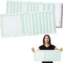 Skyygemm 40 Pcs General Expense Journal Sheet 25 3/8" x 11" Ledger Sheets Cash Disbursement Journal Accounting Sheets General Disbursement Payroll Combo and Ledger Paper Note the Hole Position