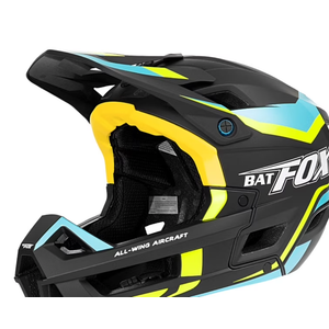 BATFOX Full Face Mountain Bike Helmet for Men Women Adult Helmet Downhill DH BMX MTB. Size M