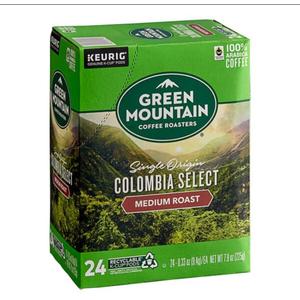 Green Mountain Coffee Roasters Colombia Select Single Serve Keurig® K-Cup® Pods - 24/Box, BB: 23 SEP 2025