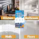 2 x Magic Eraser Sponges 4 Pack  Thick Melamine Cleaning Sponges for Walls, Kitchen, Bathroom & Floors  White Magic Sponge Eraser Pads for Heavy Duty Multi-Purpose Cleaning