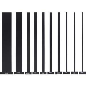 BENECREAT 10pcs Acrylic Bookbinding Spacer Tools Handmade Tools Bookbinding Supplies, Black T Shape Straight Edge for Making Books with Double Cover Structure, Album Cover