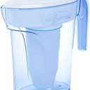 ZeroWater 7-Cup 5-Stage Water Filter Pitcher 0 TDS for Improved Tap Water Taste - IAPMO Certified to Reduce Lead, Chromium, and PFOA/PFOS
