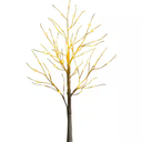 4 ft. White Pre-Lit Twig Birch Artificial Christmas Tree for Christmas Holiday with 48 LED Lights