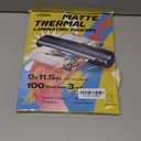 Uinkit 3mil Matte Laminating Pouches, 100Pack Bulk Letter Size (8.5x11 Inches) - Non-Glare Thermal Laminating Sheets for Restaurants, Small Business & Offices - Fingerprint Resistant