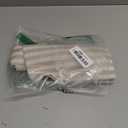 A0009F Grey and Off White Striped Designer Quality Upholstery Fabric by The Yard