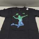 Badminton Player Shuttlecock Boys Kids Men Youth T-Shirt, Medium