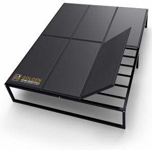 Golden Home Essentials Premium 10mm King Size Bunkie Board (76" x 80") Slim Low-Profile Mattress Support Quiet, Moisture-Resistant, Lightweight Bed Board for Platform & Slatted Frames