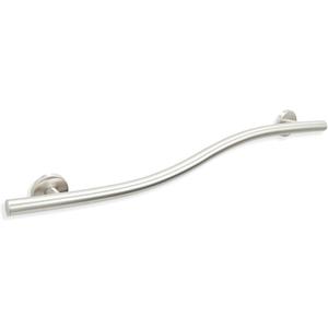 Wave Grab Bar for Bathroom Shower Toilet Steps Bed Home/304 Stainless Steel/Brush Finish/Left/ 36"