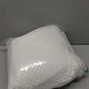 EPABO Contour Memory Foam Pillow Orthopedic Sleeping Pillows, Ergonomic Cervical Pillow for Neck Pain - for Side Sleepers, Back and Stomach Sleepers, Free Pillowcase Included (Firm & Standard Size (Standard(21*13*3.9 inches), White)