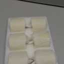 Homemory Flameless Votive Candles with Timer, 2" x 2" Real Wax, 400+Hour Realistic Black Wick Battery Operated Candles, Set of 6 for Wedding, Party and Holiday Decoration (Battery Included)