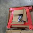 Engine Stand,2000 lbs Steel Rotating Engine Stand with 360 Rotating Head, 6Universal Caster Wheels,4 Mounting Head Bolt Holes, Safety Lock,Foldable Design Easy Storage for Automobile FactoriesRed