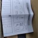 JUBEST Modern Handrail  8FT Staircase Handrails with Adjustable Wall Mount Brackets, Powder Coated Finish, Heavy-Duty Handrails for Indoor & Outdoor Use, Black