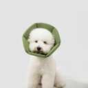 Lightweight Cat Cone Collar, Waterproof Soft Recovery E-Collar for Cats & Small Dogs, Adjustable Protective Elizabethan Collar to Prevent Licking & Biting, Easy-Clean Quick-Dry Design, Yellow M Size (Yellow, M)
