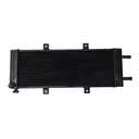 HCHCSPEED 3 Row Aluminum Radiator Air to Water Liquid Intercooler Heat Exchanger 23"x 8" (Black)