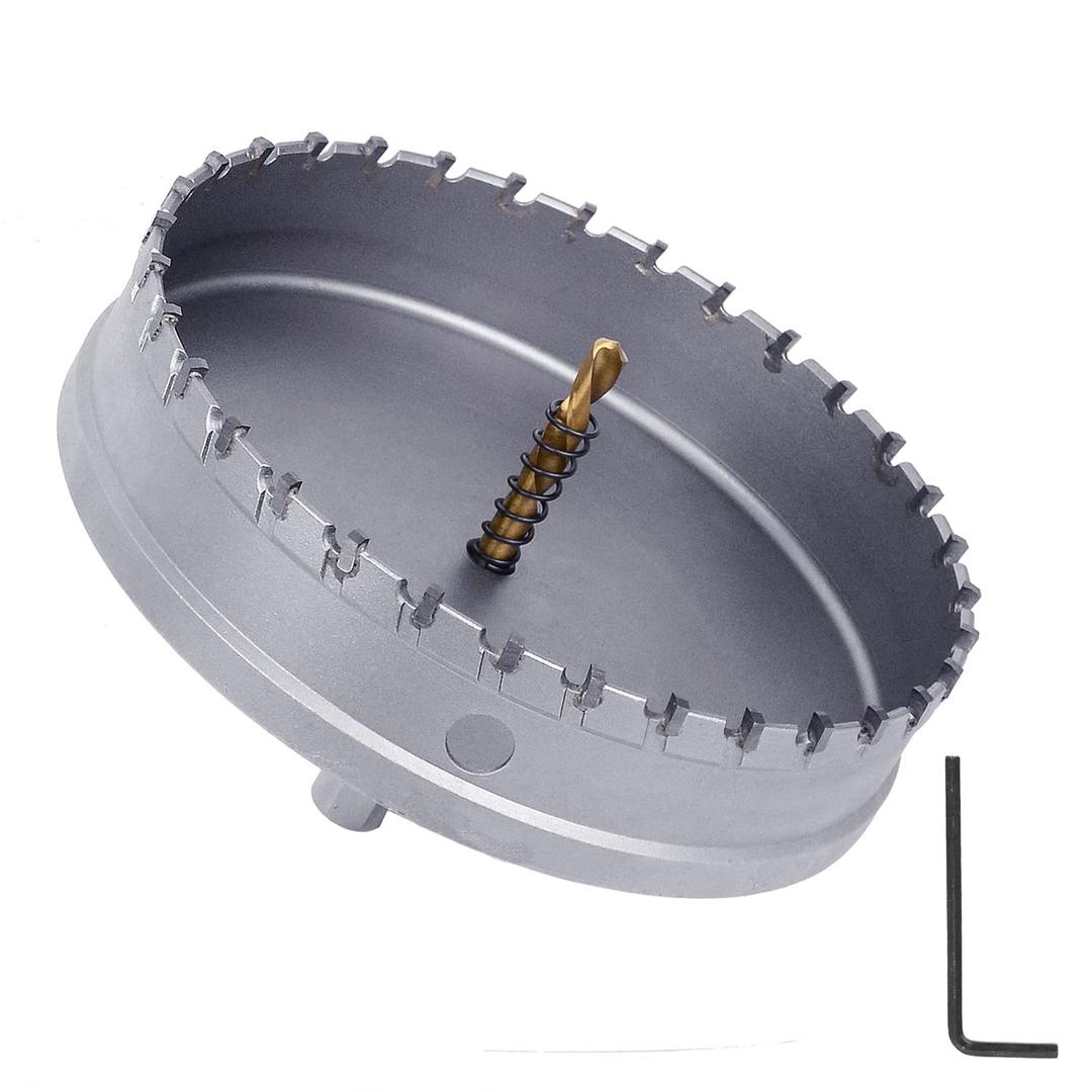 100mm / 4inch Metal Steel Hole Saw Drill Bit,Metal Hole Cutter for Thick Metal,Stainless Steel,Iron and Wood (100mm)