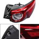 Replacement for Mazda CX-9 2016-2023 Outer Tail Light Right Side TK5051150 W/Eyebrow Lights