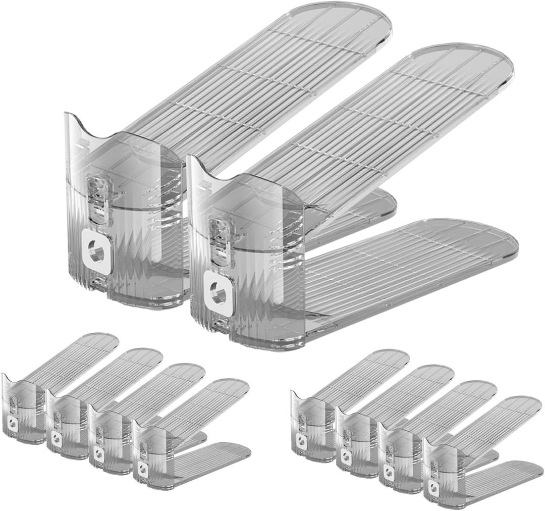 CiBiZi Shoe Slot Organizers Shoe Stacker Closet Space Saver Storage