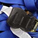 HORUSDY Ratchet Straps, 2,200 LB Break Strength, 4-Pack 15FT Ratchet Tie Down Straps Set for Motorcycle Straps Tie Downs, Appliances, Lawn Equipment, Cargo Straps for Trucks (Blue)