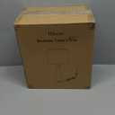 Touch Lamp for Living Room Bedroom, 21" Table Lamps Set of 2 with USB C+A Ports, Touch Bedside Lamps for Nightstand with 3 Way Dimmable, 2 LED Bulbs Included, Black