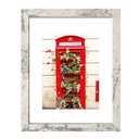 SESEAT 16x20 Picture Frames Distressed White, Display Pictures 11x14 with Mat or 16x20 without Mat, Photo Frames Wall Gallery, 1 Pack