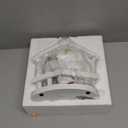 Nativity Scene with Lights, Nativity Story Resin Sculpted Hand Painted Nativity Figurine Set for Christmas Decoration Holy Family Manger Scene for Christmas Indoor Tabletop Decorations