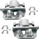 2 Pcs Front Brake Calipers Fit for Toyota for 1998-2004 Avalon, 1997-2001 Camry, 1999-2003 Solara, 1997-2001 Lexus ES300, Disc Brake Caliper w/Bracket Replace for 19B1974 19B1975