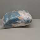 Dintszyayue Teal Comforter Set Queen 7 Pieces Bed in a Bag Elegant Floral Bedding Sets Teal Blue Flower Comforter Complete Soft Lightwieght Bed Set with Flat Sheet, Fitted Sheets, Pillowcases & Shams